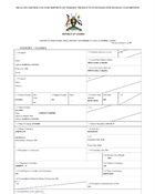 Fish export certificate